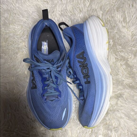 Hoka Shoes - Hoka Women's Blue and White Athletic Shoes